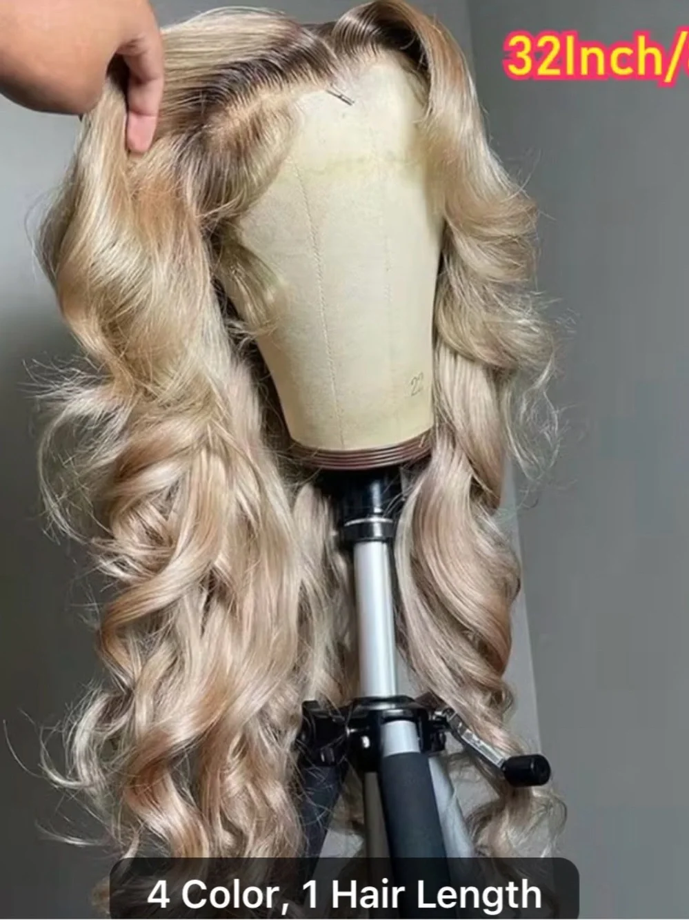 Blonde Long Wavy Women’s Hair Extensions - Stylish Platinum Blonde